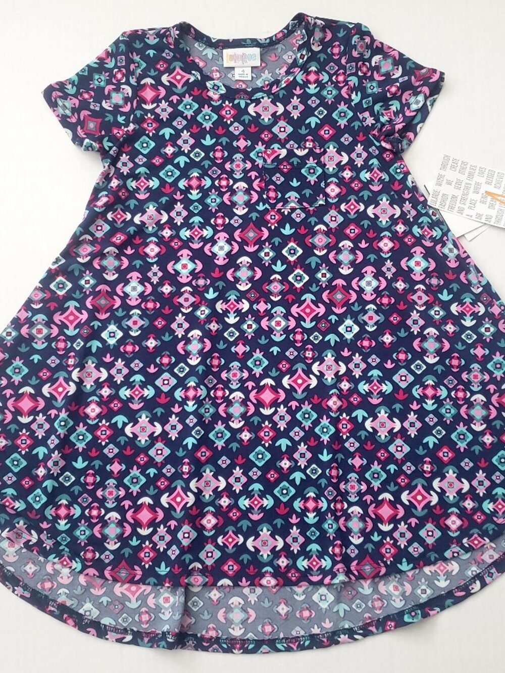 NWT Lularoe Scarlett Girls Dress Size 4